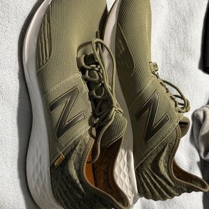 New Balance Khaki Athletic Shoes